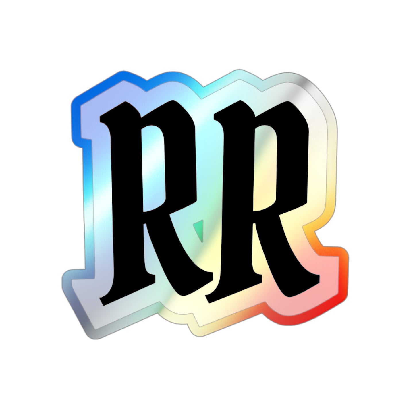 Holographic Recharged Racing Sticker