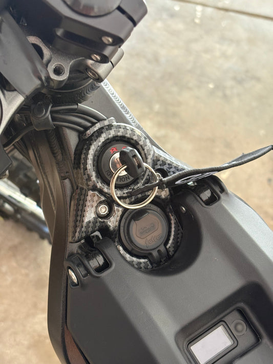 Carbon Fiber Style Surron Ignition Cover